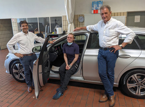 Konstantinos Sintoris, Kimberly Weinhold und Alfons Schönauen (v.l.)
